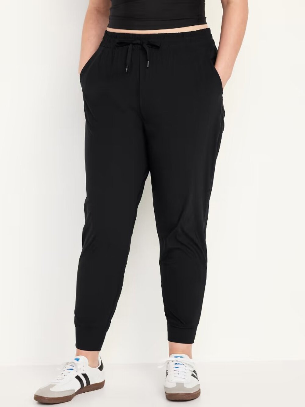 Old Navy Sleektech Black Ladies Joggers, High Waisted XXL